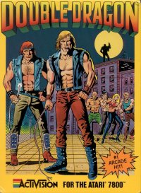 Double Dragon Atari 7800 US box art